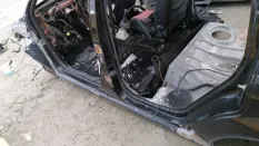 Порог со стойкой левый Renault Logan 2010