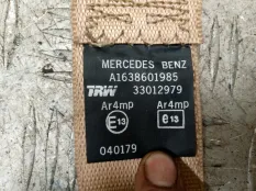 Ремень безопасности Mercedes-Benz M-Class 2004 A1638603285 W163 113.965, передний правый