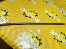 Бархотка стекла двери внешняя KIA RIO