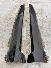 Накладка на порог Audi A8 D3 рестайлинг 2 (2007—2010)