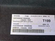Полка Багажника Mercedes-Benz E-Class 2012 C207 271.860 Mercedes-Benz E-класс W212/S212/C207/A207 (2009—2013)
