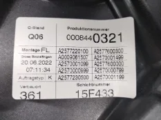 стеклоподъемник Mercedes-Benz AMG GT
