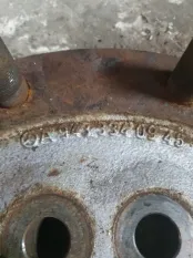 Корона ступицы ( фланец) Mercedes-Benz Atego 9433340945, передняя
