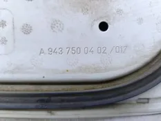 Крышка инструментального ящика Mercedes-Benz Actros 9437500402 MP2 MP3, задняя левая