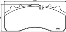 Тормозные колодки Man Tga 1M001 18 СЕРИЯ