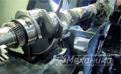 Шлифовка коленвала CUMMINS KTA50 стоит на Белазе — фото 2