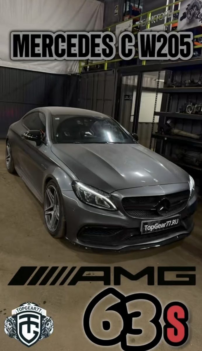 Диагностика и замена заднего редуктора с блокировкой на Mercedes-benz C w205 AMG 63S