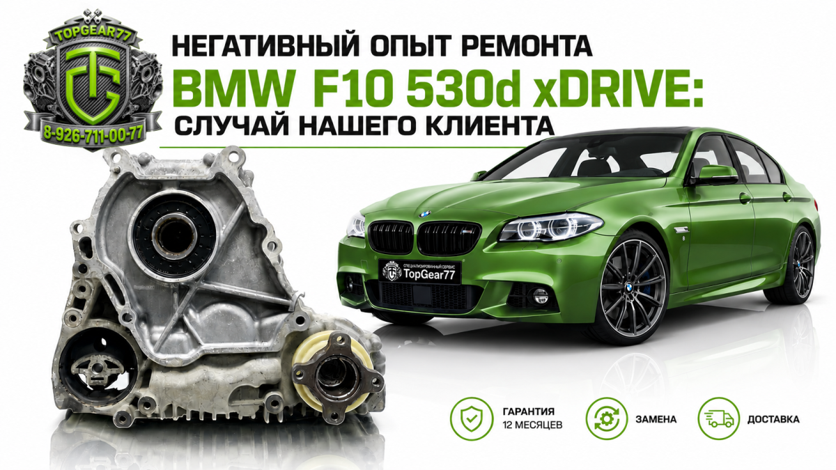 Негативный опыт ремонта BMW F10 530d xDrive: случай нашего клиента
