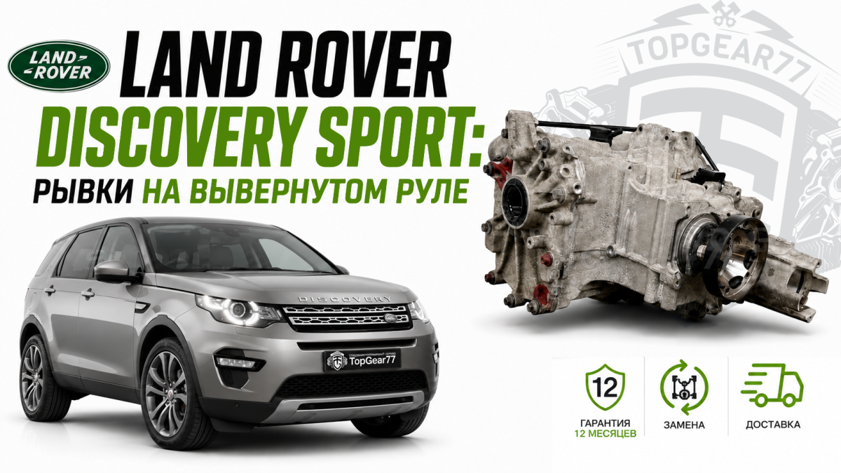 Land Rover Discovery Sport: рывки на вывернутом руле
