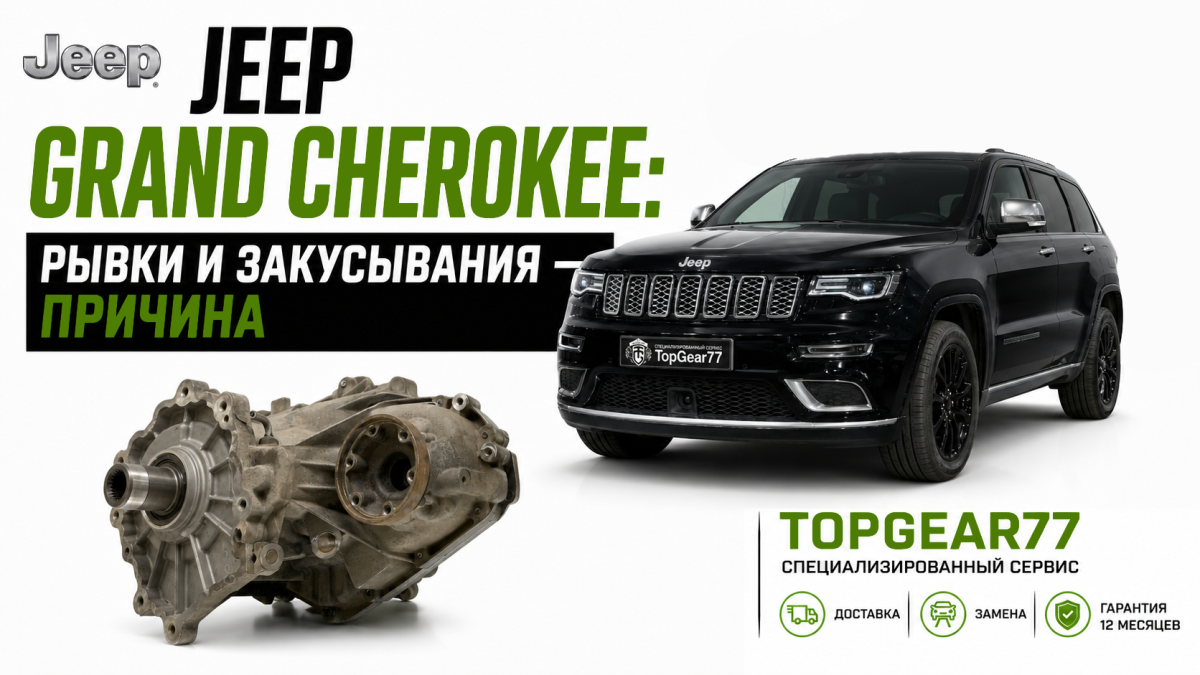 Jeep Grand Cherokee: рывки и закусывания — причина